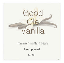  Good Ole Vanilla 14 oz Candle Soy Candle in Frosted Container w/Bamboo Lid