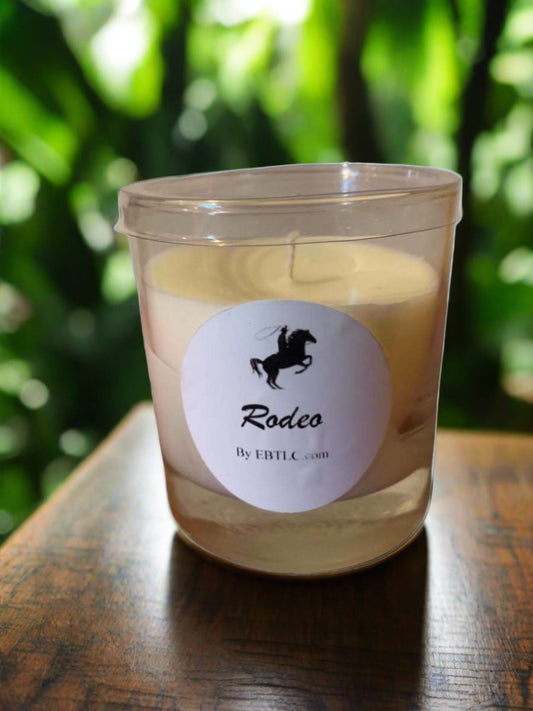 Expertly crafted with a soy blend, our 11 oz Rodeo candle burns cleaner and longer than traditional candles. The perfect blend of beauty and functionality, this candle offers up to 50 hours of burn time for a luxurious and worry-free experience.